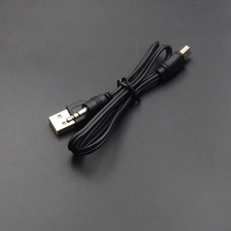 Двухрядный аудио кабель mini5p один штекер на два USB к мини 3.5 мм динамик аудио один увод и два кабеля зарядки