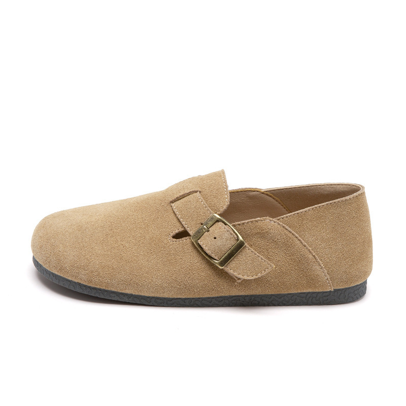 Zapatos Birkenstock Augu Shiden para Mujer, Otoño 2025, Nuevo Estilo Retro de Moda, Mocasines Sin Cordones de Suela Suave, Estilo Moderno