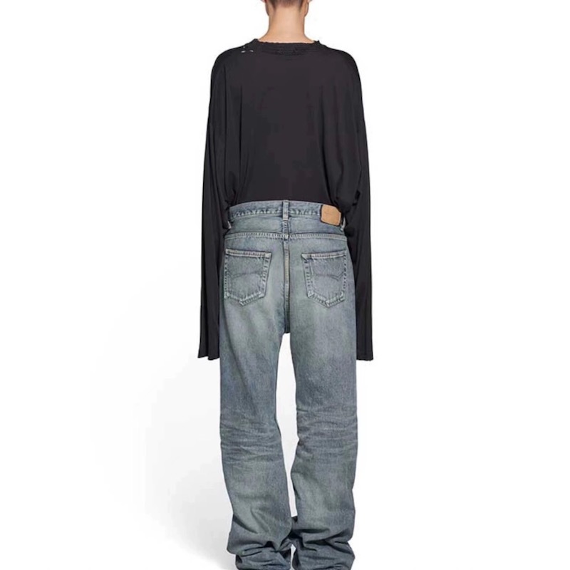 Men's Jeans Parisian Style Loose Fit Overalls For Men_voghion.com