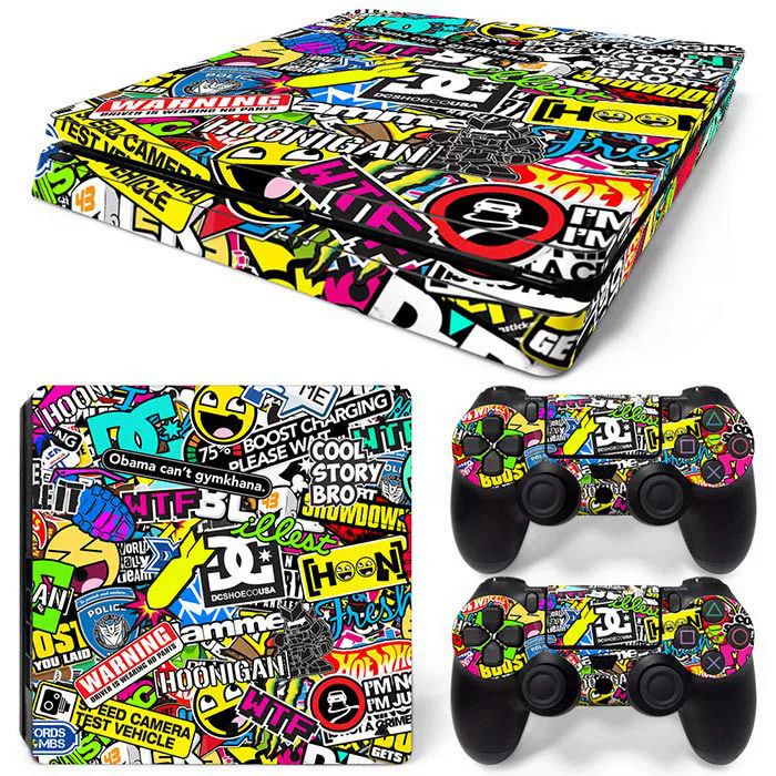 Наклейка PS4 SLIM новой версии фильма, наклейки.patch SLIM Patch Finetic Patch Patch Sticker SLIM