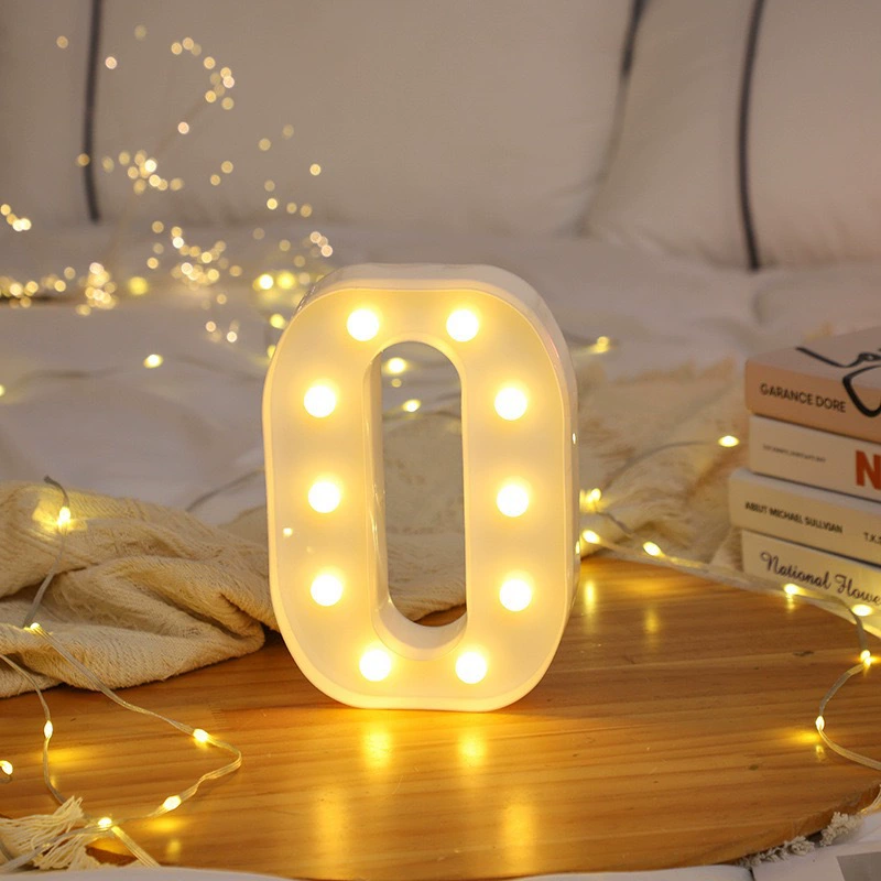 Лампочка-надпись LED, вывеска романтическая лампа, размеры 16–22.5 см, тёплый белый свет
