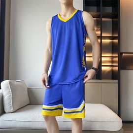 篮球服套装2024新款青少年比赛速干球衣成人背心比赛运动球服印制