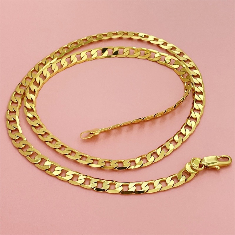銅金メッキ真空メッキ24k金6mm 1対1男女共通幾何学欧米の熱売|undefined