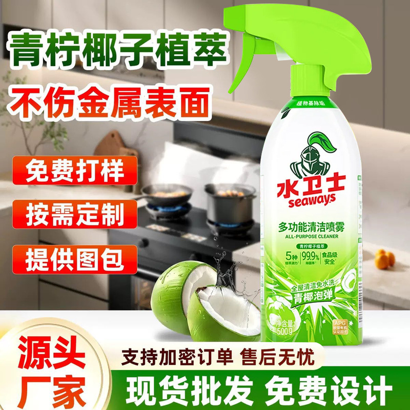 一件代发多功能厨电清洁喷雾浴室卫生间家用电器清洗剂水批发厂家|undefined