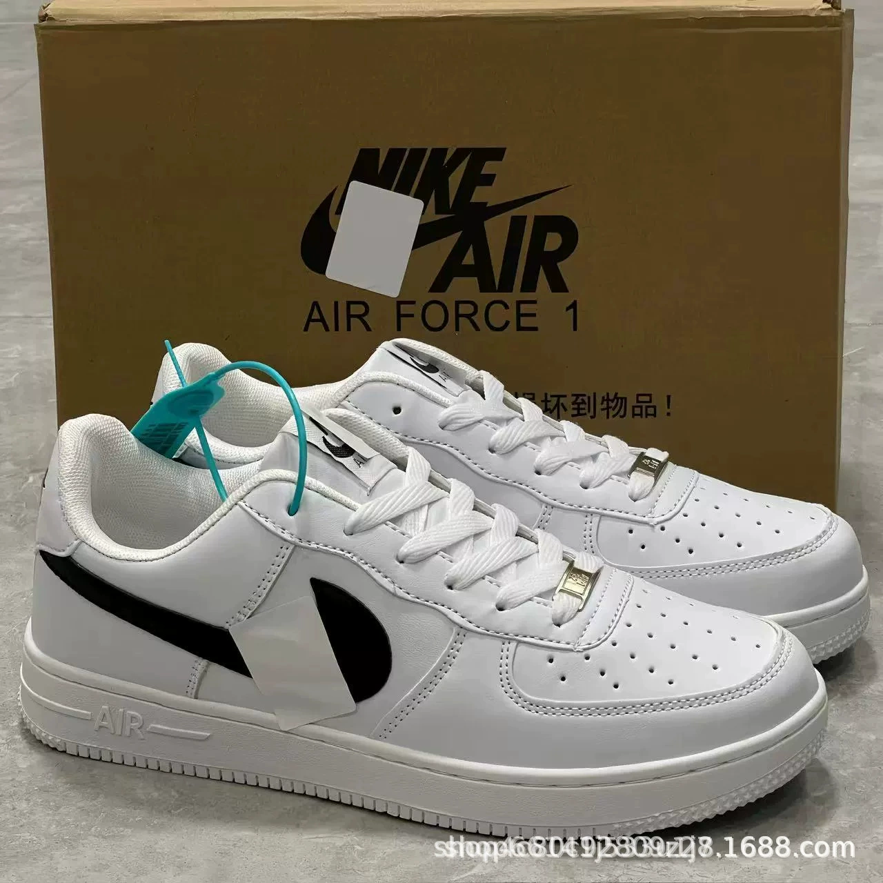 Путиан Лето AF1 Air Force One Белый Светло-голубой Повседневная школьная пара двойная застежка Игры Мужчины и Женщины модные спортивные кроссовки