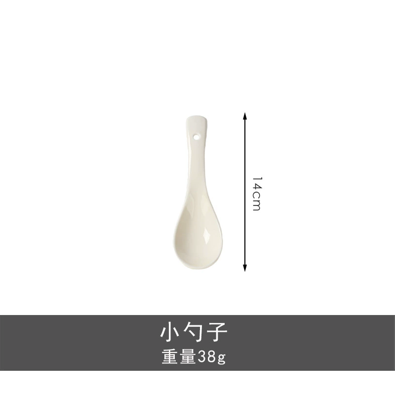 Ceramic Dinner Plate, french-style glazed porcelain, high-quality home tableware