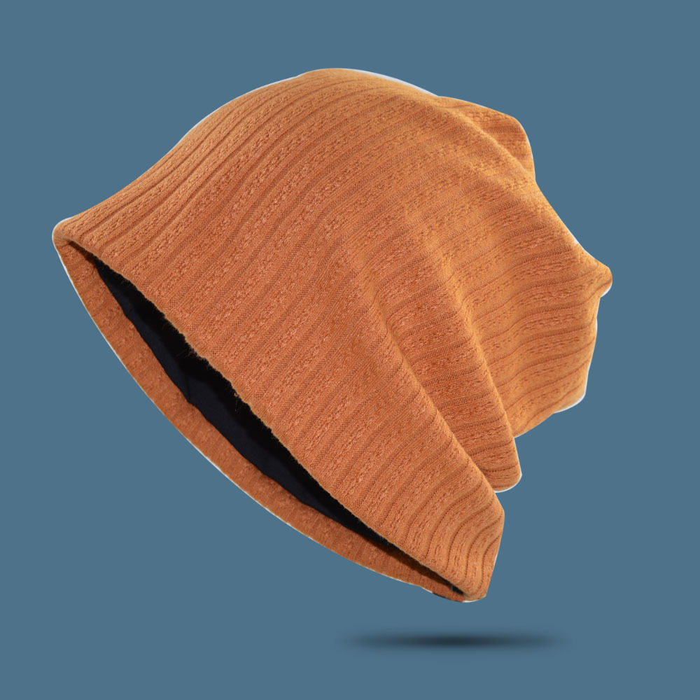 Cross-border Autumn New pile hat men's AliExpress wheat grain toe cap women's winter Amazon knitted pullover hat