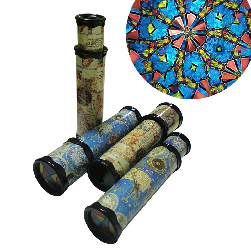 Cross-Border Large Rotating Kaleidoscope, Magical and Ever-Changing, Extendable Kaleidoscope, Children's Kindergarten Toy