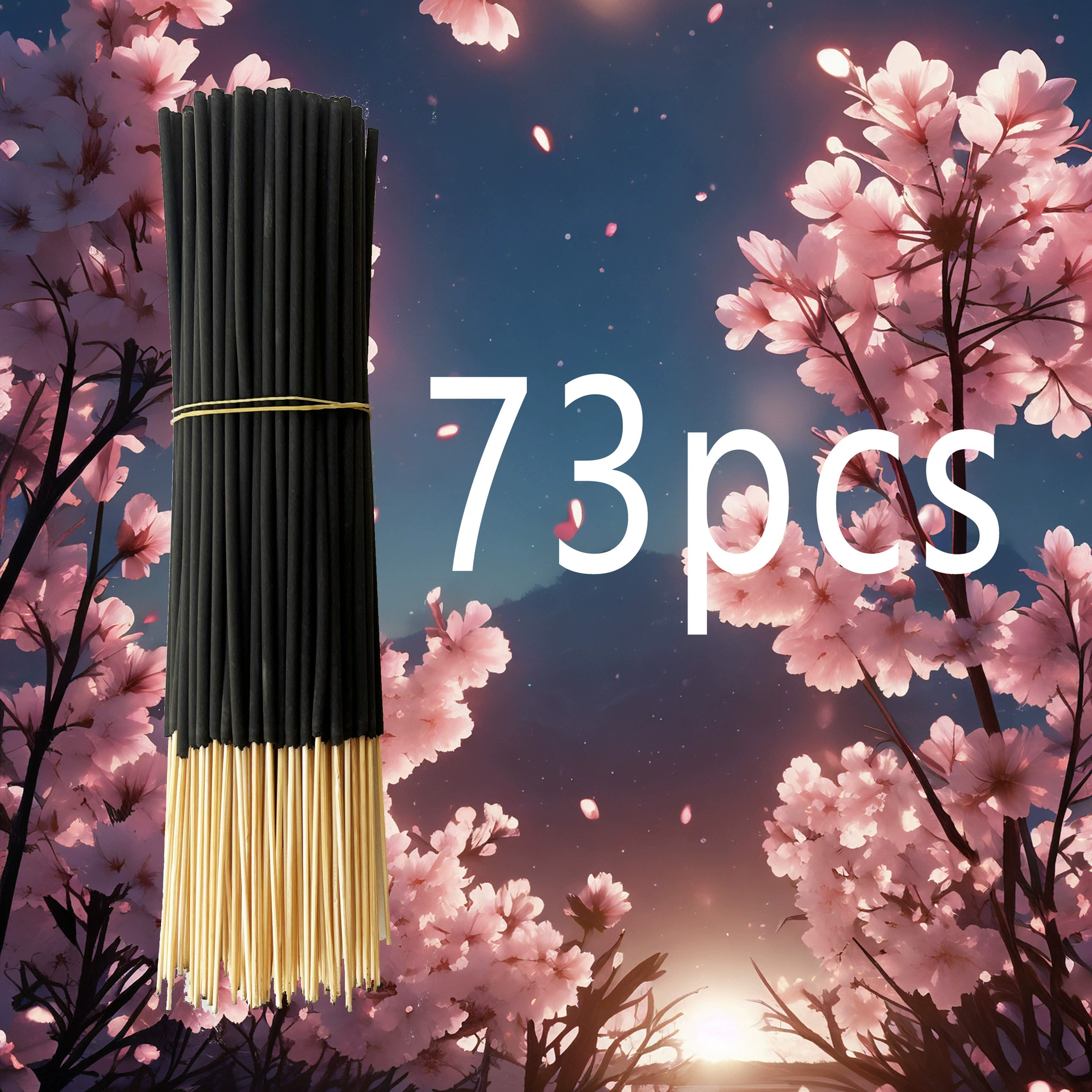 24/73/170 aromatherapy sticks, cross-border household bamboo stick incense, various flavors, optional quantity, can be customized with temu labeling