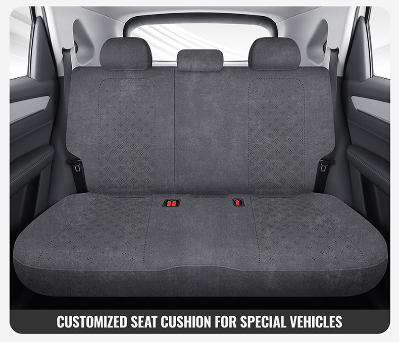 New Model of Special Car Seat Cover for Bestune Yueyi 03, Featuring Breathable Suede Saddle Pad and Leather Seat Cushion