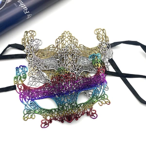 Black Lace Eye Mask for Party with Half Face Makeup Mask for Halloween