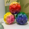 Colorful ball mixed hair