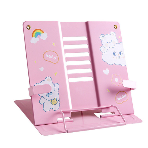 Multifunctional primary school student desktop reading stand reading stand children's learning sitting posture correction cartoon stand book stand