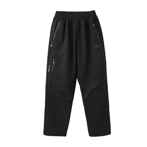 Boys' Pants Youth Hiking Pants Windproof Warm Rain Pants Loose Children Softshell for Middle and High School Students