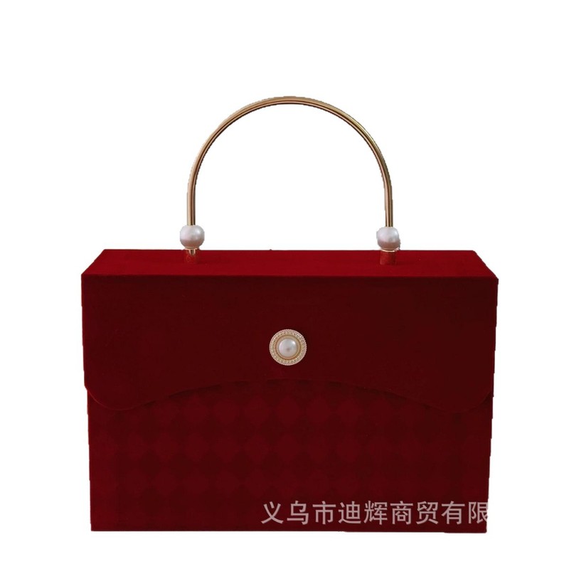 丝绒翻盖结婚喜糖盒空盒伴娘伴手礼盒送礼节日礼盒婚庆喜糖盒送礼|undefined