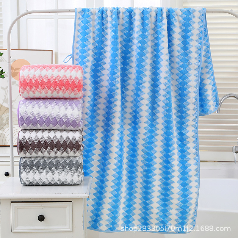 toalla de coral gruesa toalla de baño conjunto de absorción de agua para adultos toallas suaves