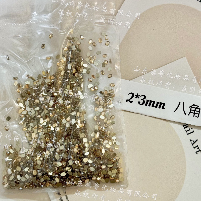 샴페인 [팔각형] 2*3mm