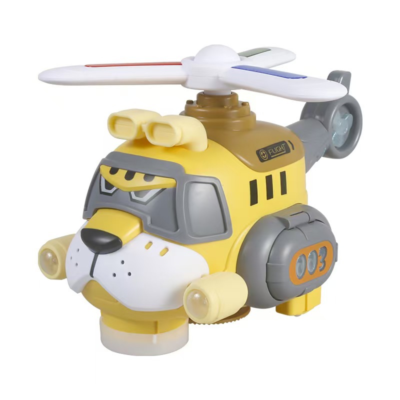 Nuevo helicóptero universal eléctrico transfronterizo, luz musical, hélice, modelo de caza giratorio, juguete para niños