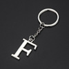 Fashionable keychain with letters, pendant, custom made, English, 26 pieces, Birthday gift