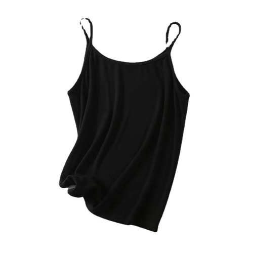 夏季新款一字领内搭小吊带修身显瘦单穿小背心弹力大码防走光上衣