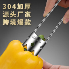 304ステンレスは梨の核の神器の果物のリンゴを掘って核を除去します。