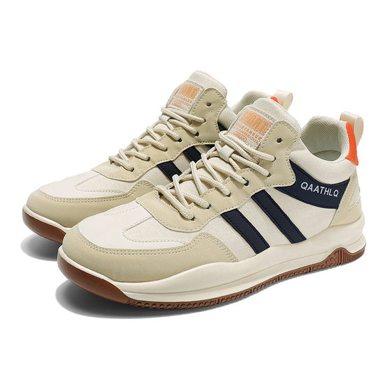 Spring New Retro Fashion Shoes Men's Trendy Korean Sports Casual Men's Shoes Men's Breathable Soft Sole Running Trendy Shoes