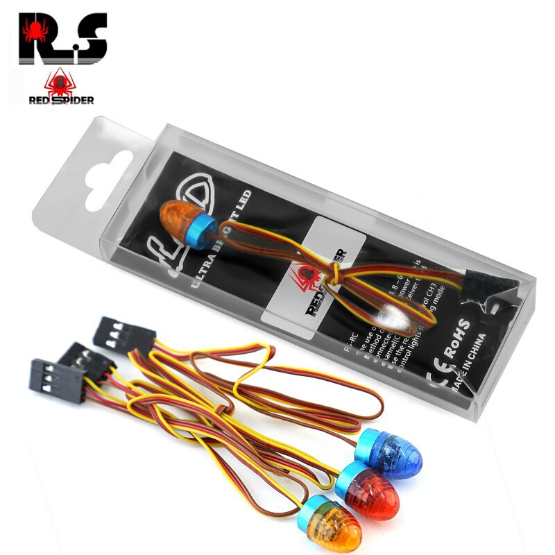 RS Starscream 1:10 RV 1:8 Climbing 1:14 Tamiya Tractor Excavator Bulldozer Flashing Light R5
