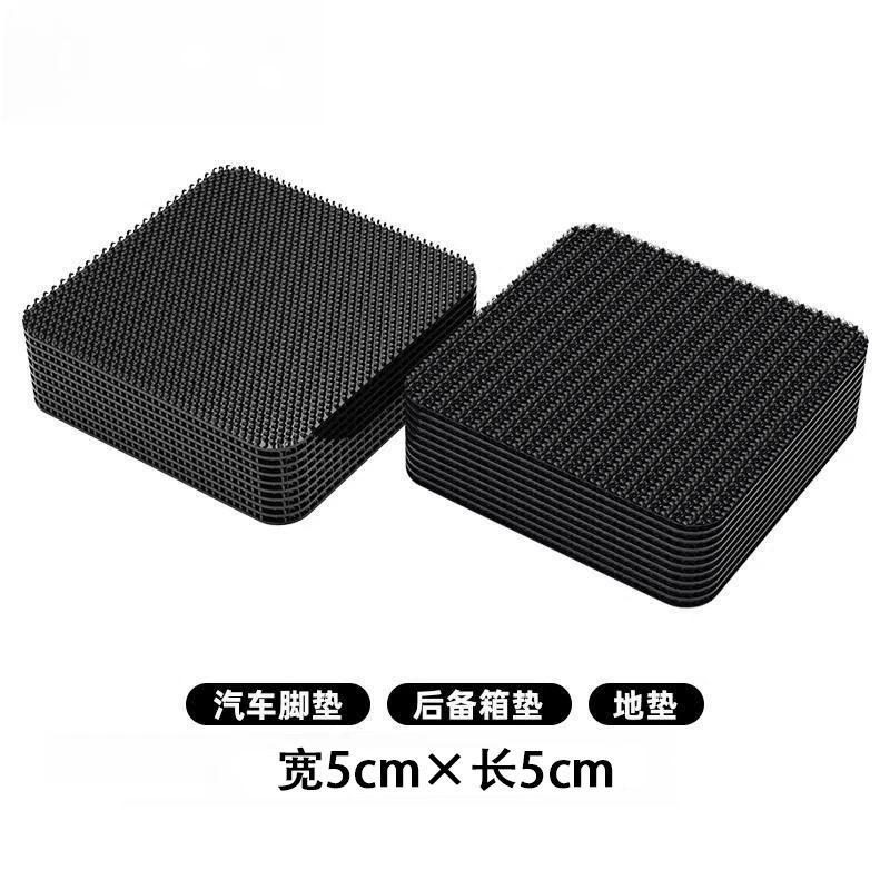 Clips de sujeción para alfombrillas de coche, antideslizantes, resistentes a altas temperaturas, velcro adhesivo de doble cara blanco, venta directa de fábrica para vehículos.