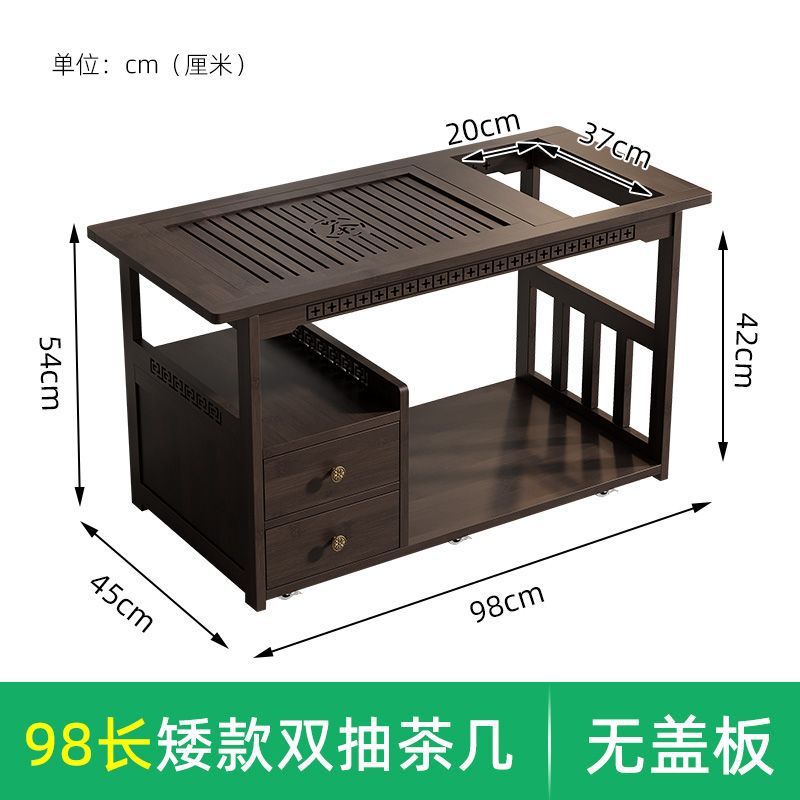 mesa de té móvil de alta calidad mesa de té pequeño carro de té sala de estar mesa de té set hervidor de agua automático todo en uno