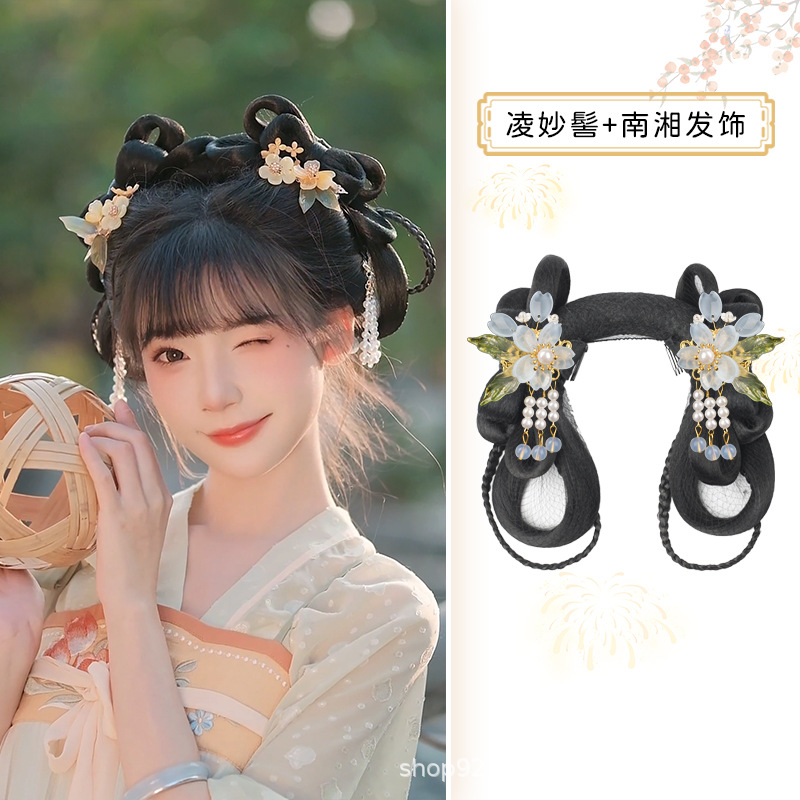 링 미아오빵 + 난샹 헤어 액세서리 한 쌍