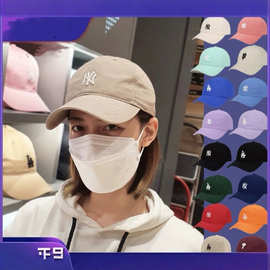 韩国经典款棒球帽软顶帽子CP77小标鸭舌帽男女同款时尚百搭