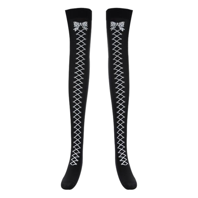 Fiesta de Halloween esqueleto bat tela araña medias fantasma Festival bola ambiente horror vestido medias