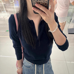韩版宽松慵懒风针织开衫女2025秋冬新款设计感连帽外套双拉链毛衣