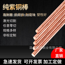 紫銅棒紅銅棒圓銅棒實心純銅棒電極導電模具放電實心零切3-200mm