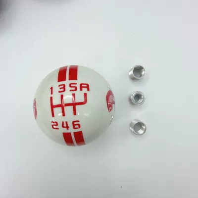 Cab and accessories: 5-Speed Spherical Manual Gear - with-snake-right-5r-gear-white-ball-with-red-letters