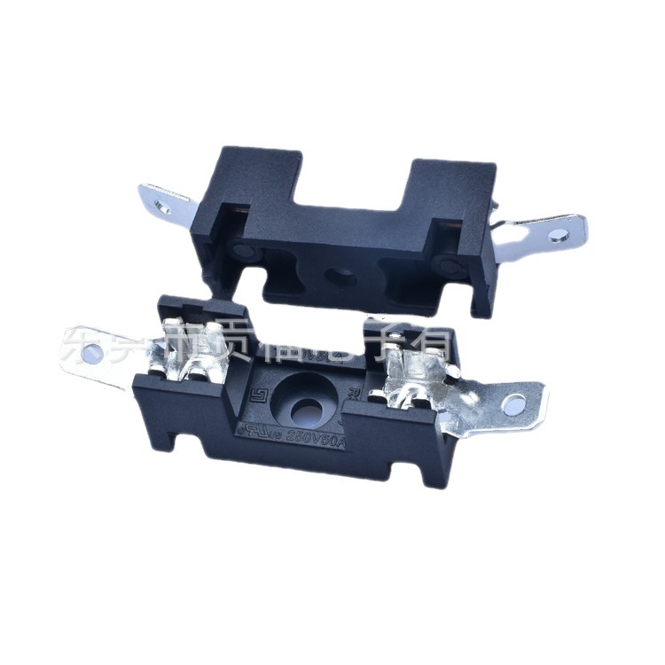 东莞贡福品牌6X30保险丝支架50A1000V熔断器座耐高压保险丝座