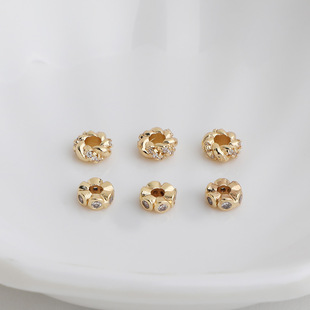 14K����ɫ�ʯ�黨��Ƭ ��߅��܇݆����龎�K���� diy�ֹ��Ʒ