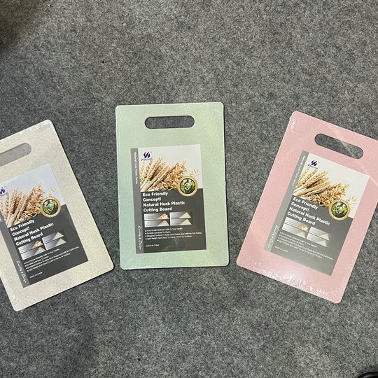 Trigo de Yiwu redondo colgable tablero de corte de verduras tablero de corte de frutas tablero de verduras de doble cara cocina doméstica image 12