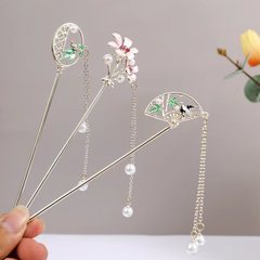 New style hairpin, traditional Chinese bird and flower pattern hair accessory with a high-end feel, suitable for Hanfu and cheongsam, daily versatile and children's hair decoration