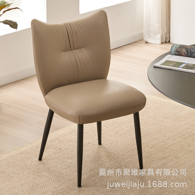 Silla de comedor de lujo ligero de alta calidad confortable silla de comedor de sala de estar moderna silla de hotel silla de negociación silla de comedor de balcón casual