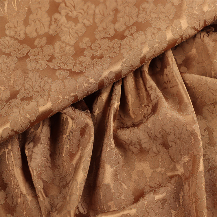 人丝天丝混纺提花布 时尚女装连衣裙  旗袍 新中式外套面料