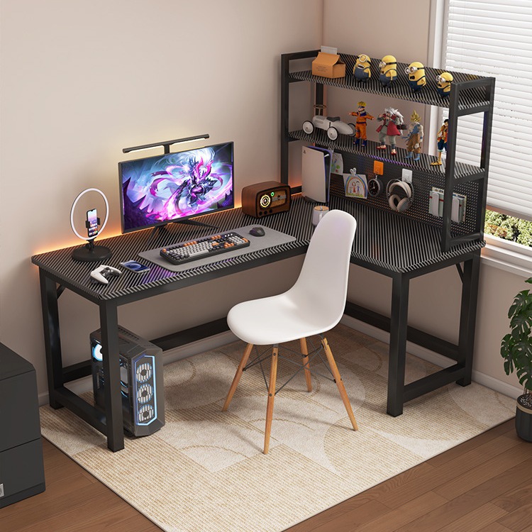 Mesa de esquina blanca mesa de computadora mesa de escritorio escrit