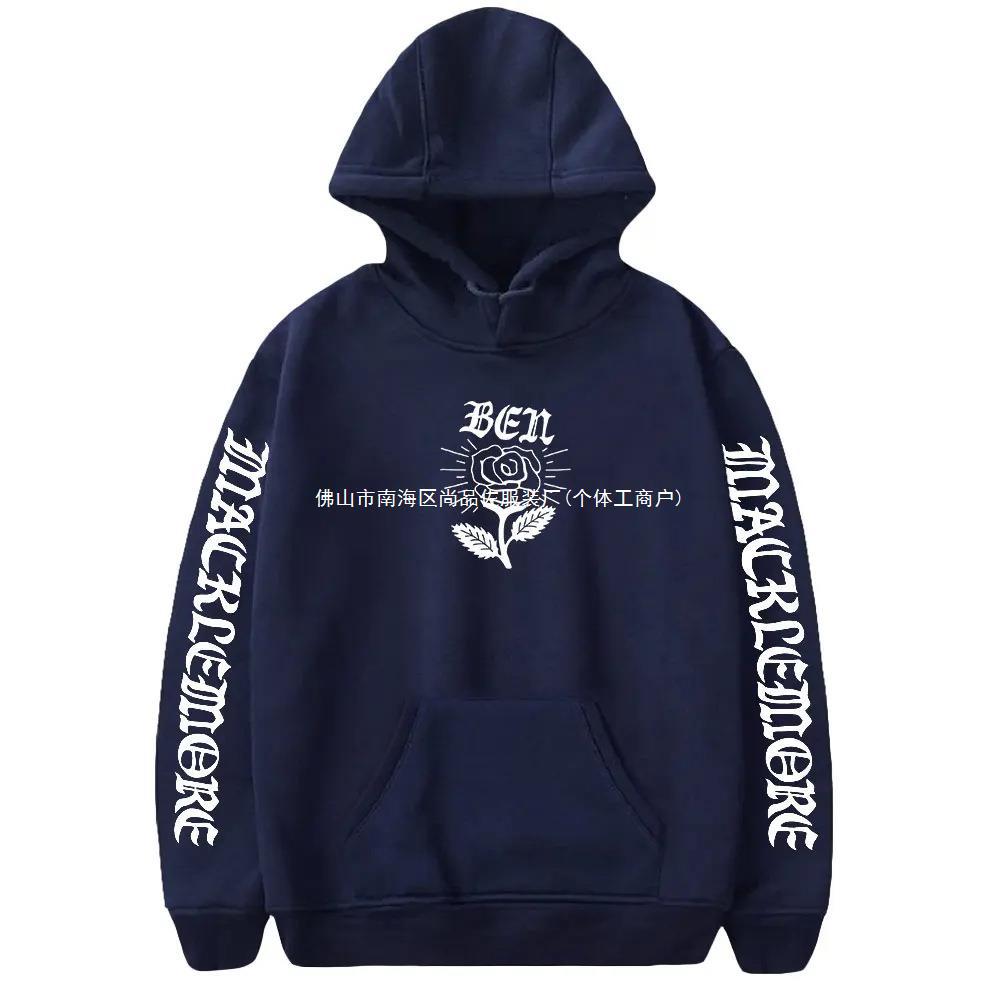 Macklemore Ben Hoodie unissex manga comprida streetwear