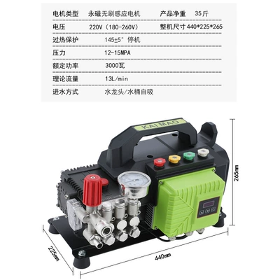 Stainless Steel Pump Head, High-Pressure Oil Fume Car washing machine