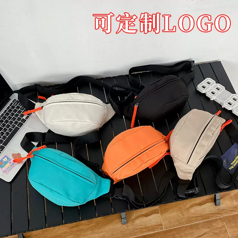 批发儿童胸包单肩包潮流休闲斜跨潮流学生腰包防泼水运动包斜跨女