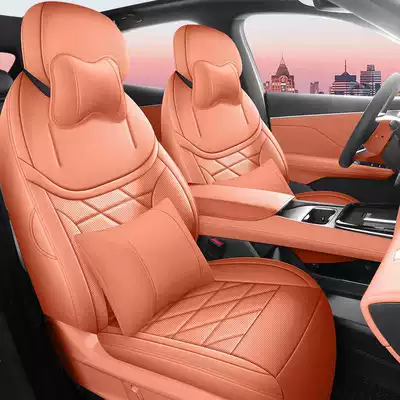 Modelə uyğun (Original) oturacaq örtükləri – breathable car seat cushions - heat-wave-orange-deluxe-edition-front-row-fully-covered-rear-row-partially-covered