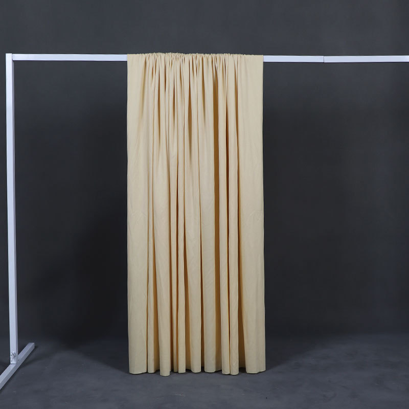 Arco de boda decoración gasa tela elástica seda leche escenario de boda techo cortina banquete de compromiso diseño de fondo