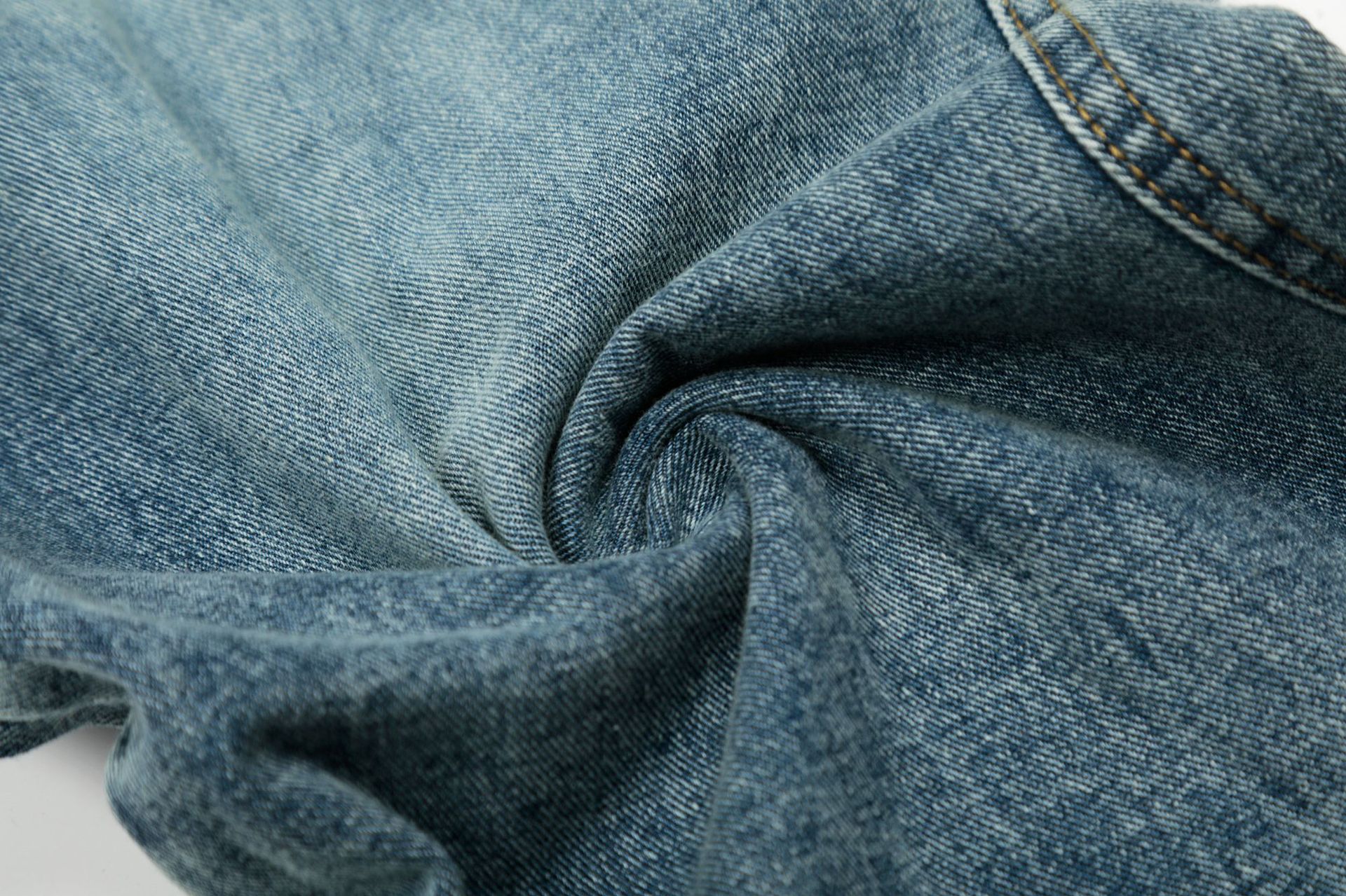 Korean-Style Distressed Washed Wide-Leg Jeans – Embroidered Star Details | Unisex Loose Fit Streetwear Denim Pants (S-XL, Blue/Black)​_mkmklike.com