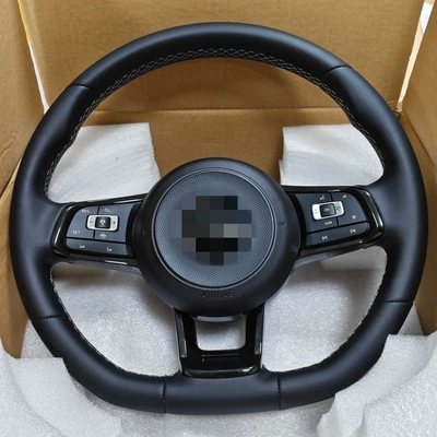 Suitable for Volkswagen Golf Gti7, Passat Cc, Magotan, Sagitar, and Lavida Models, Universal Modified Steering Wheel Assembly (Steering wheel) - black-assembly
