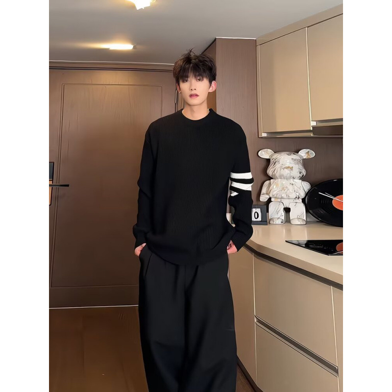 Clover Men's Tops Spring New Casual Sports Long-Sleeved Shirts